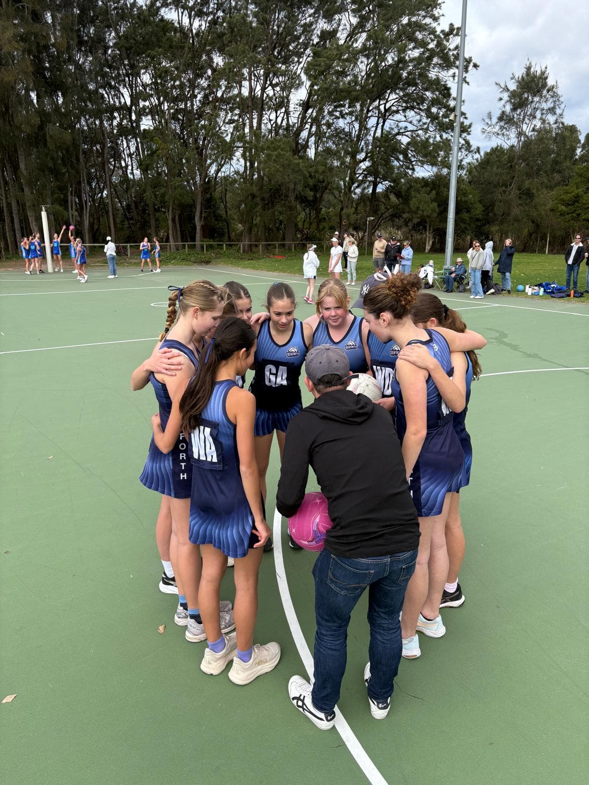 Seaforth Netball on court